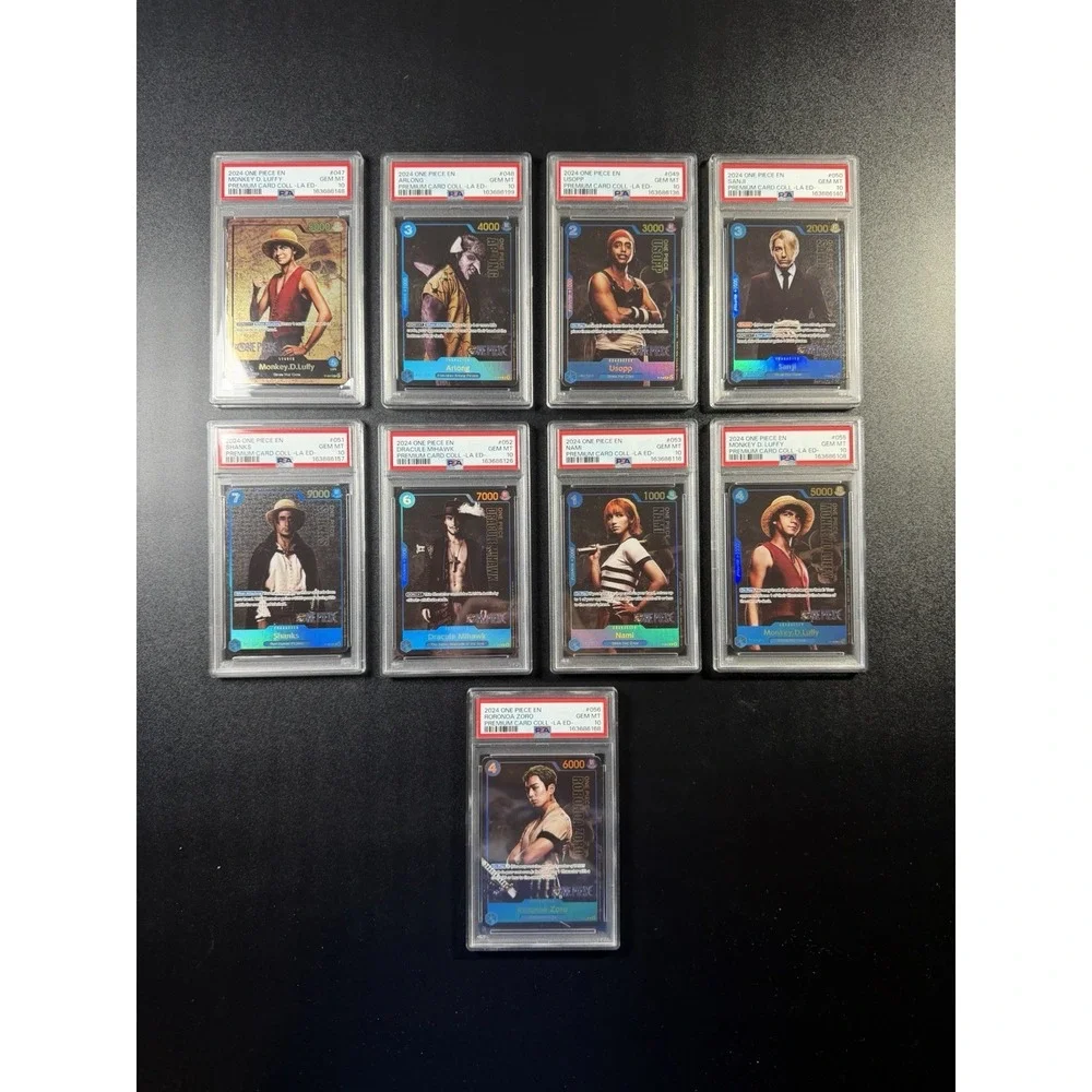 2024 One Piece Premium Card Live Action Set All Cards PSA 10 B1